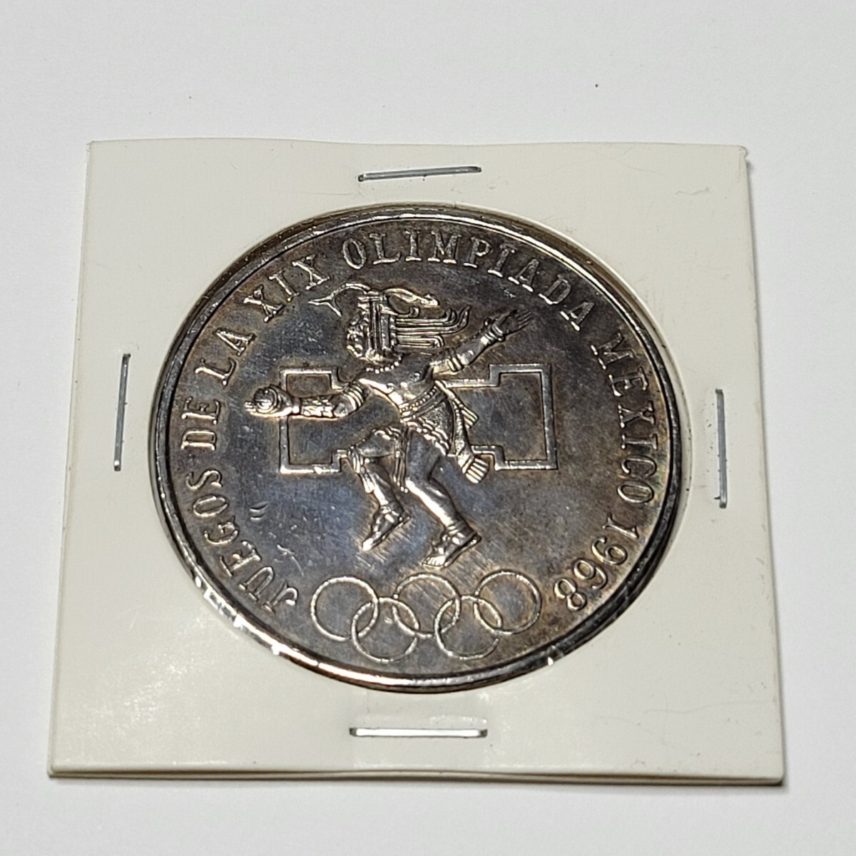 メキシコ 25ペソ 銀貨/1968年/ メキシコオリンピック 記念銀貨/シルバー720/硬貨/コインの画像1