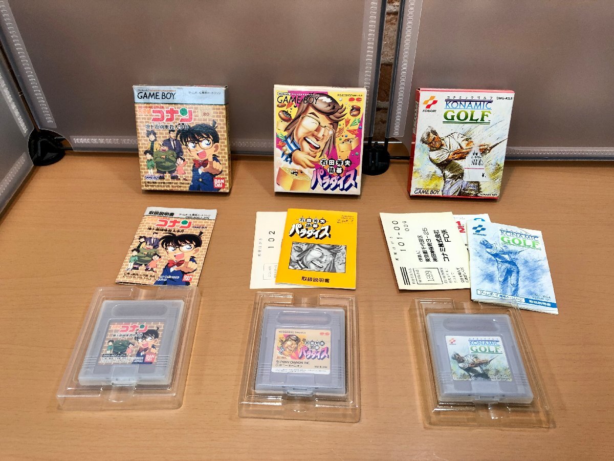 【ジャンクソフト】ゲームボーイ ソフト　箱付き　まとめ売り計7本 ■ポケモン赤■コナン■石田芳夫詰碁パラダイス■他【1円スタート！】_画像4