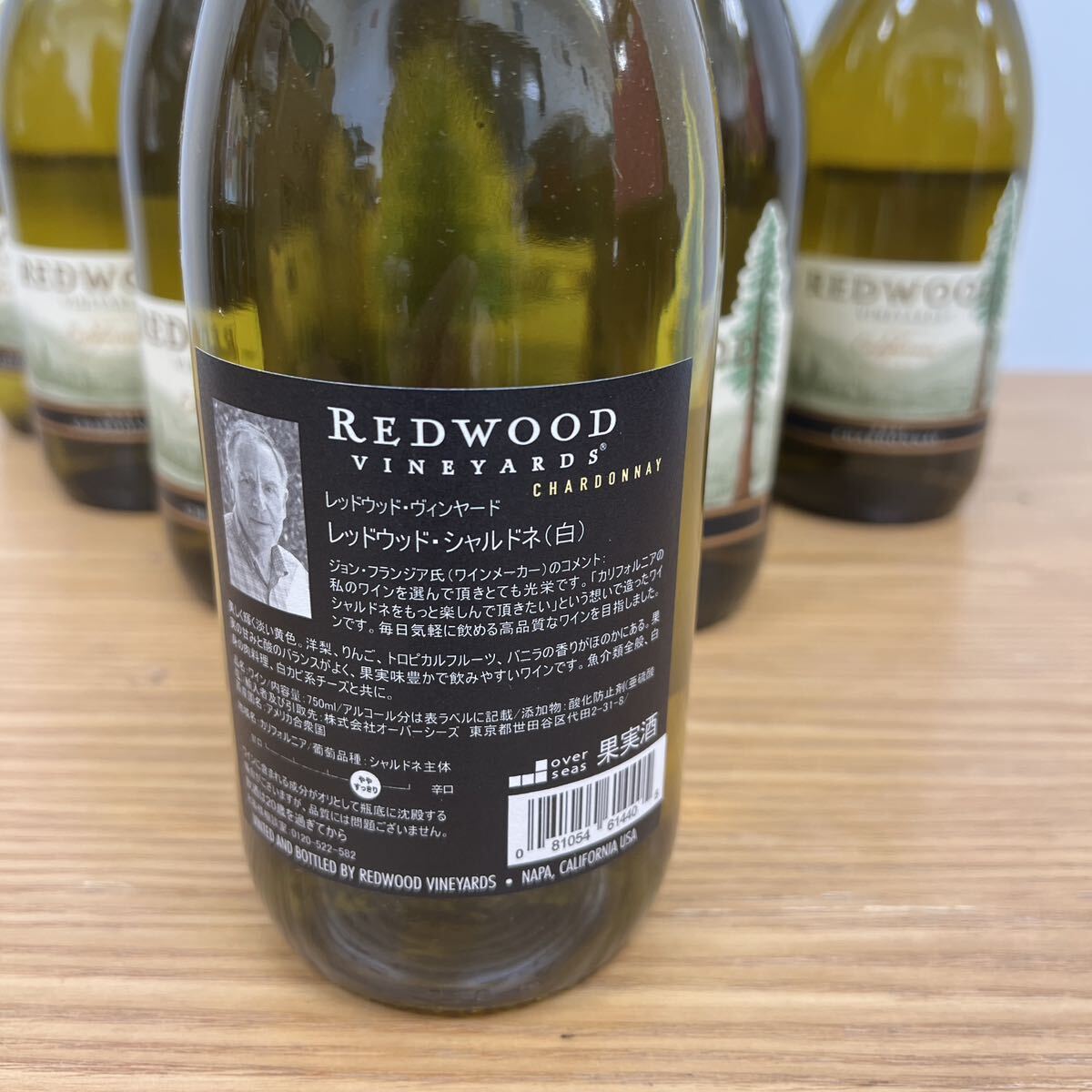 ワイン 12本 レッドウッド シャルドネ（白） 2021 750ml Redwood Vineyards 2021 California Chardonnayの画像2