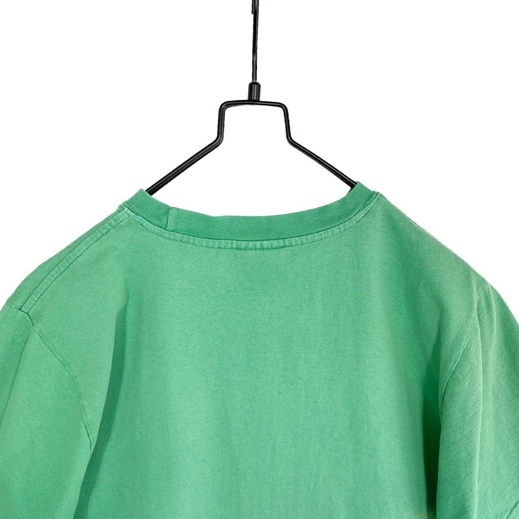 【雰囲気抜群!!】チャンピオン スヌーピー プリントTシャツ 半袖 S 緑