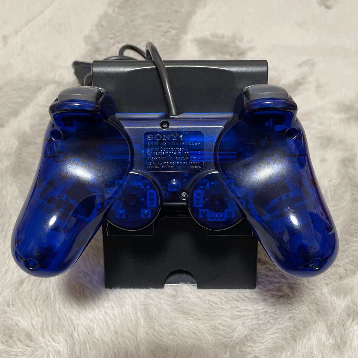 SCPH-10010 SONY DUALSHOCK2 PlayStation2 コントローラー クリア ブルー プレイステーション2の画像8