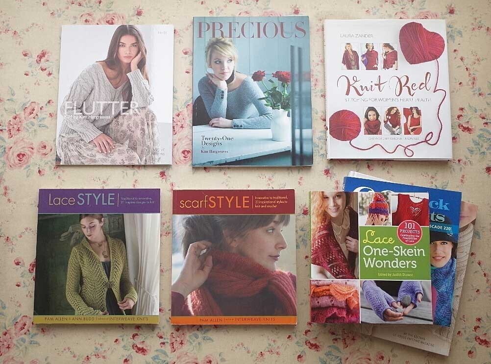 52589/洋書 編み物 レース編 手芸本 8冊セット Lace One-Skein Wonders 60 Quick Knits Lace Style Norah Gaughan ノラ・ゴーン
