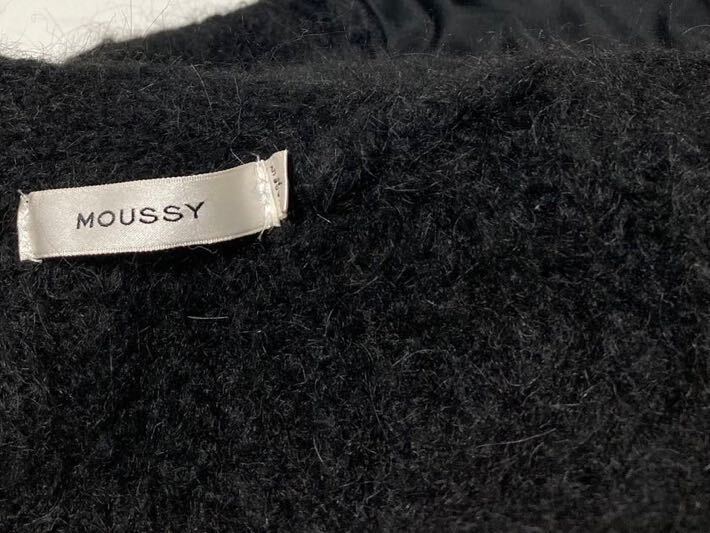 moussy Moussy Roo z вязаный кардиган черный альпака .