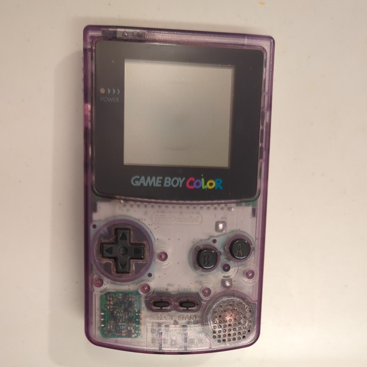 ゲームボーイカラー クリアパープル Nintendo GAMEBOY COLOR 任天堂 ニンテンドー GAME BOY 