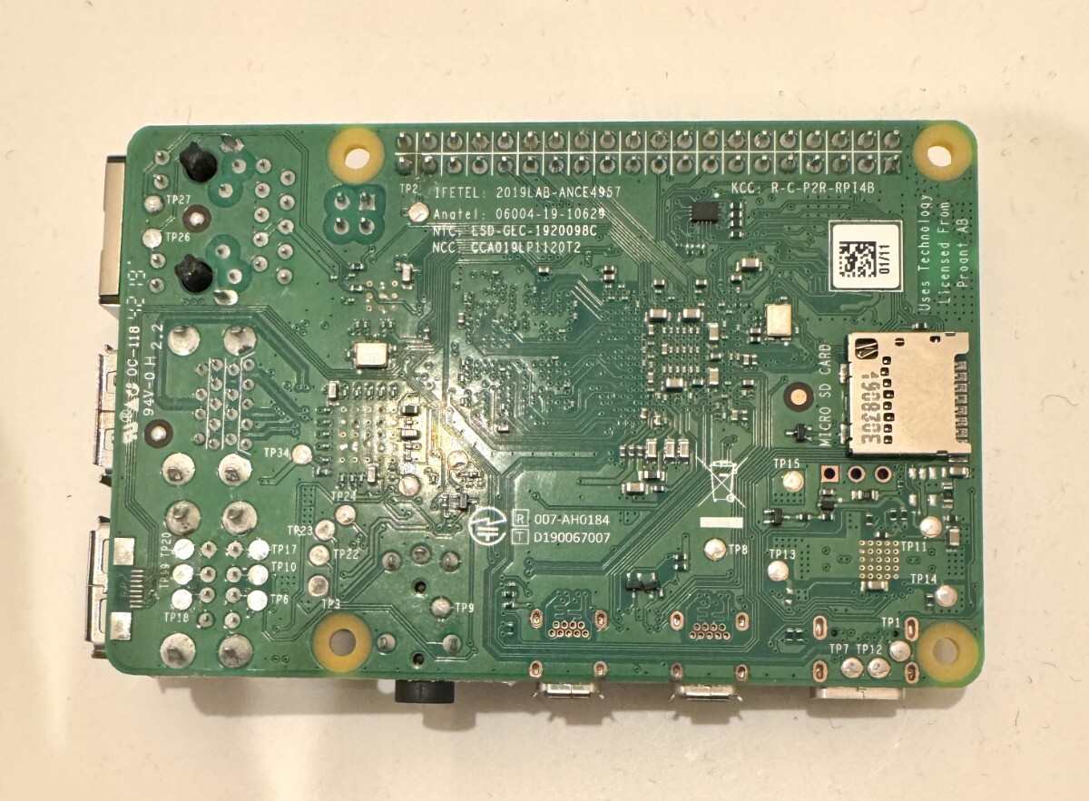 Raspberry Pi 4 Model B 4GB ヒートシンク付きの画像2