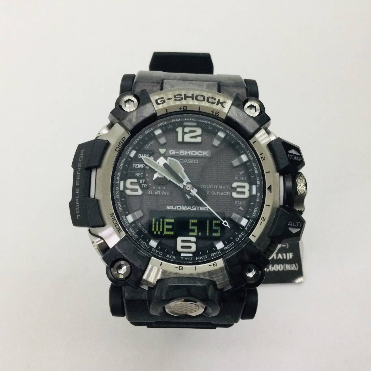 ★1円売切★☆美品☆ GWG-2000-1A1JF マスターオブG MUDMASTER マッドマスター G-SHOCK CASIO ウレタンベルト ソーラー電波時計_画像1