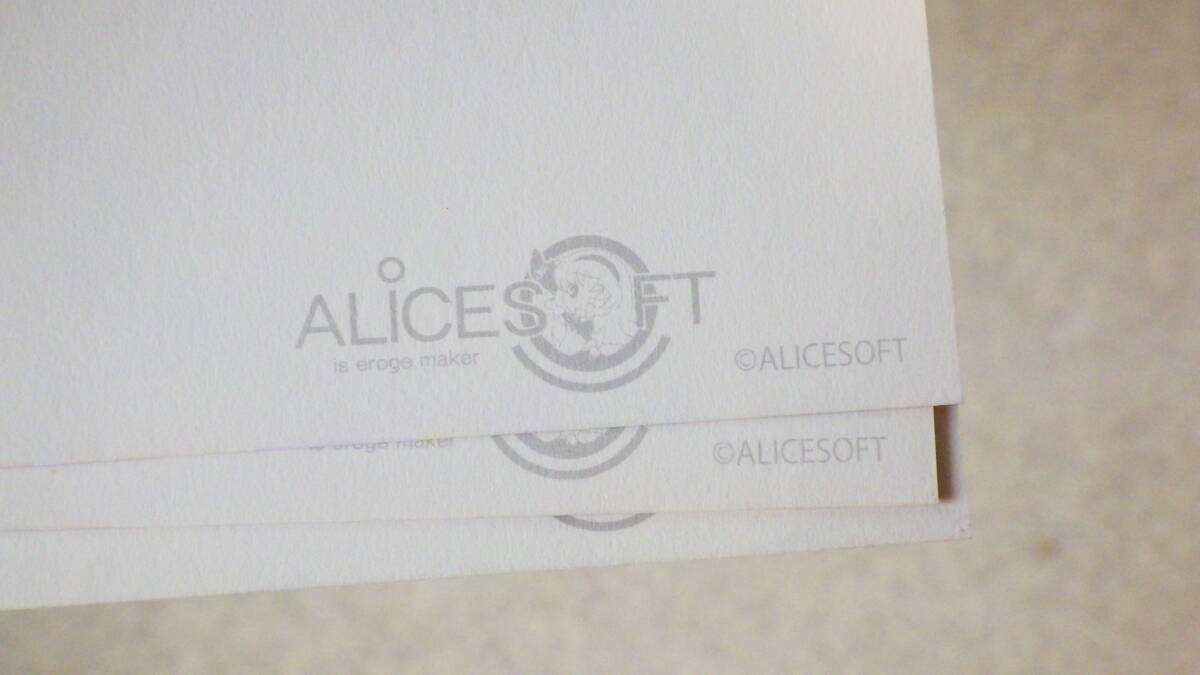 C981○ アリスソフト ALICESOFT ポストカード4枚の画像2