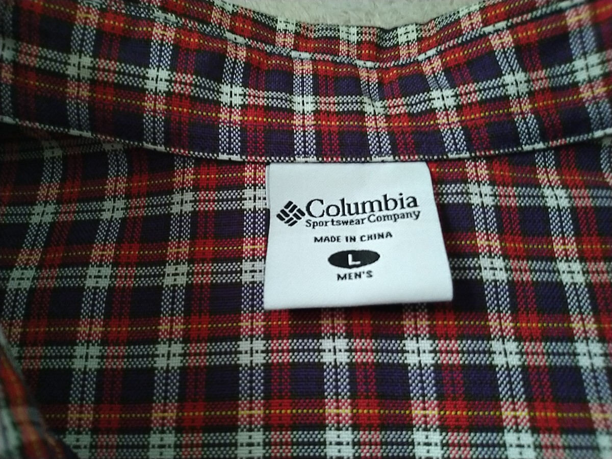 美品 ほぼ未使用 コロンビア Colombia Ｌサイズ 長袖シャツの画像3