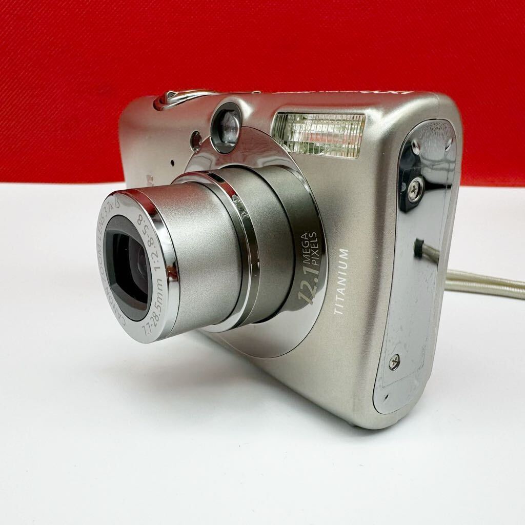 ▲ Canon IXY DIGITAL 2000 IS AiAF 12.1 MEGA PIXELS TITANIUM コンパクトデジタルカメラ 動作確認済 現状品 キャノン_画像4