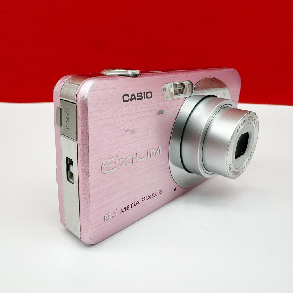 ▲ CASIO EXILIM EX-Z80 パールピンク コンパクトデジタルカメラ 8.1MEGA PIXELS 動作確認済 現状品 カシオ_画像2