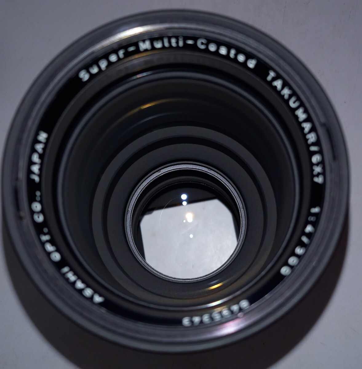 ■防湿庫保管品 PENTAX Super-Multi-Coated TAKUMAR / 6x7 1:4/300 中判カメラ レンズ アダプター 645 ペンタックスの画像7