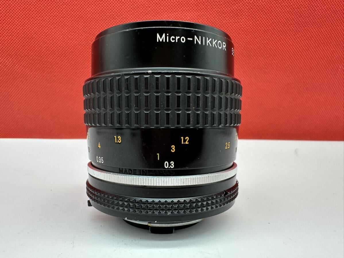 ▽ 防湿庫保管品 NIKON Ai-s MICRO-NIKKOR 55mm F2.8 カメラ レンズ ニコン_画像4