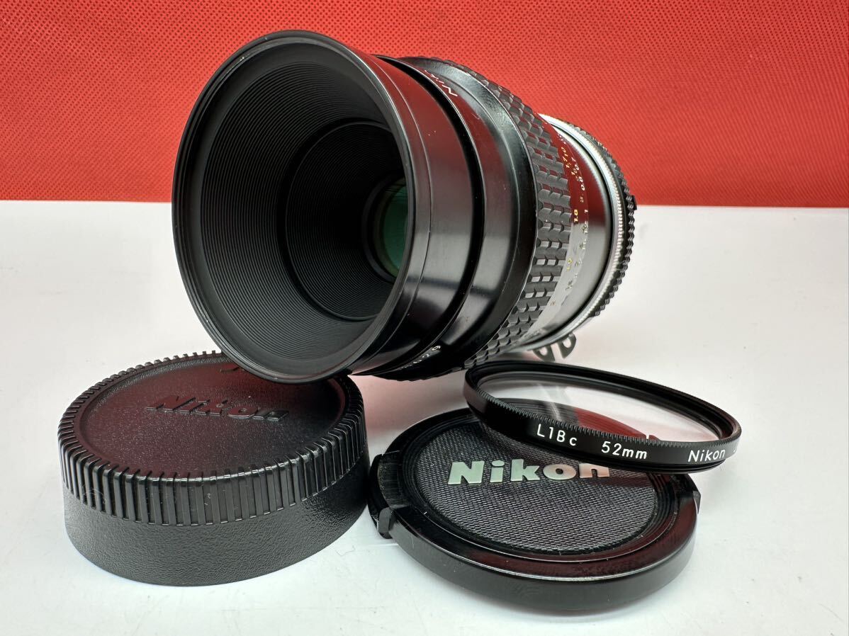 ▽ 防湿庫保管品 NIKON Ai-s MICRO-NIKKOR 55mm F2.8 カメラ レンズ ニコン_画像1