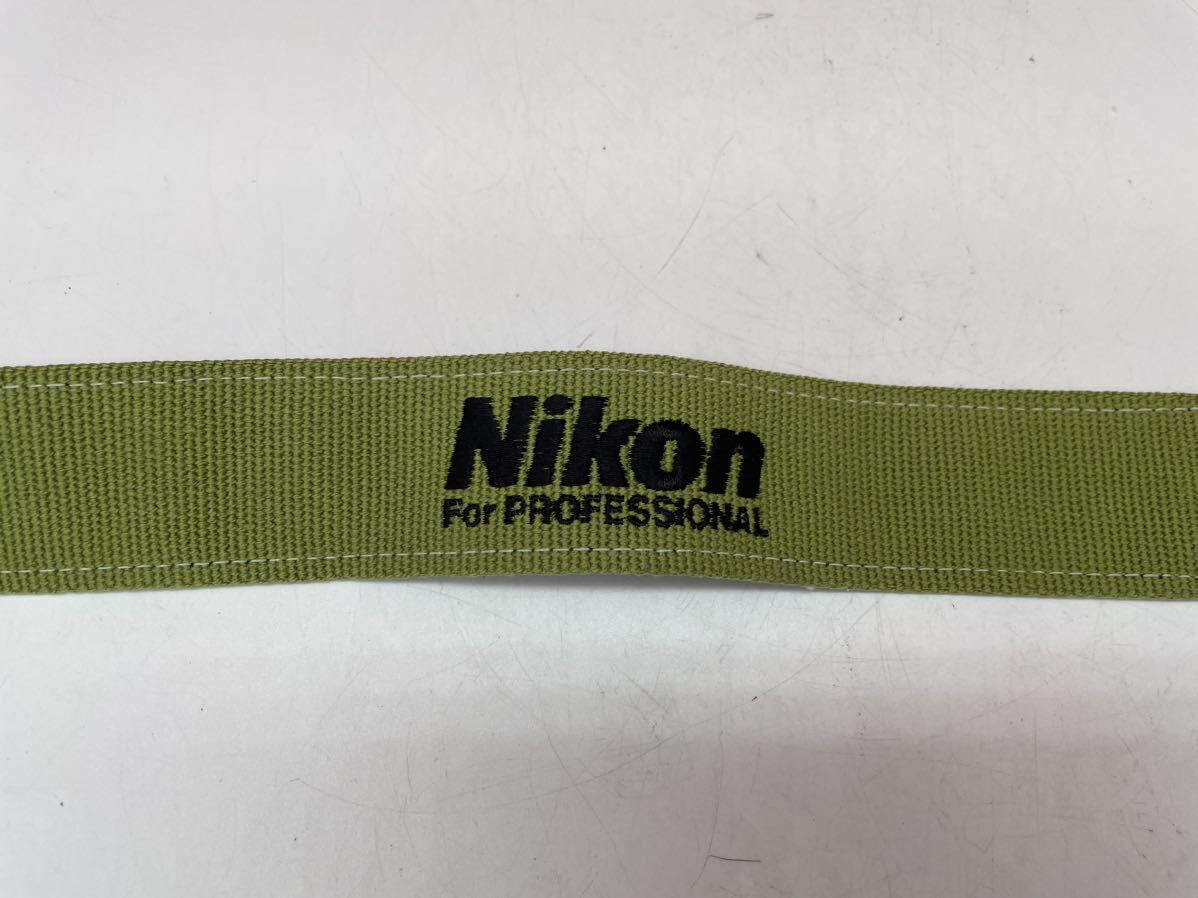 ＊ Nikon バードストラップ カワセミ鶯色刺繍 for PROFESSIONAL ニコン_画像3