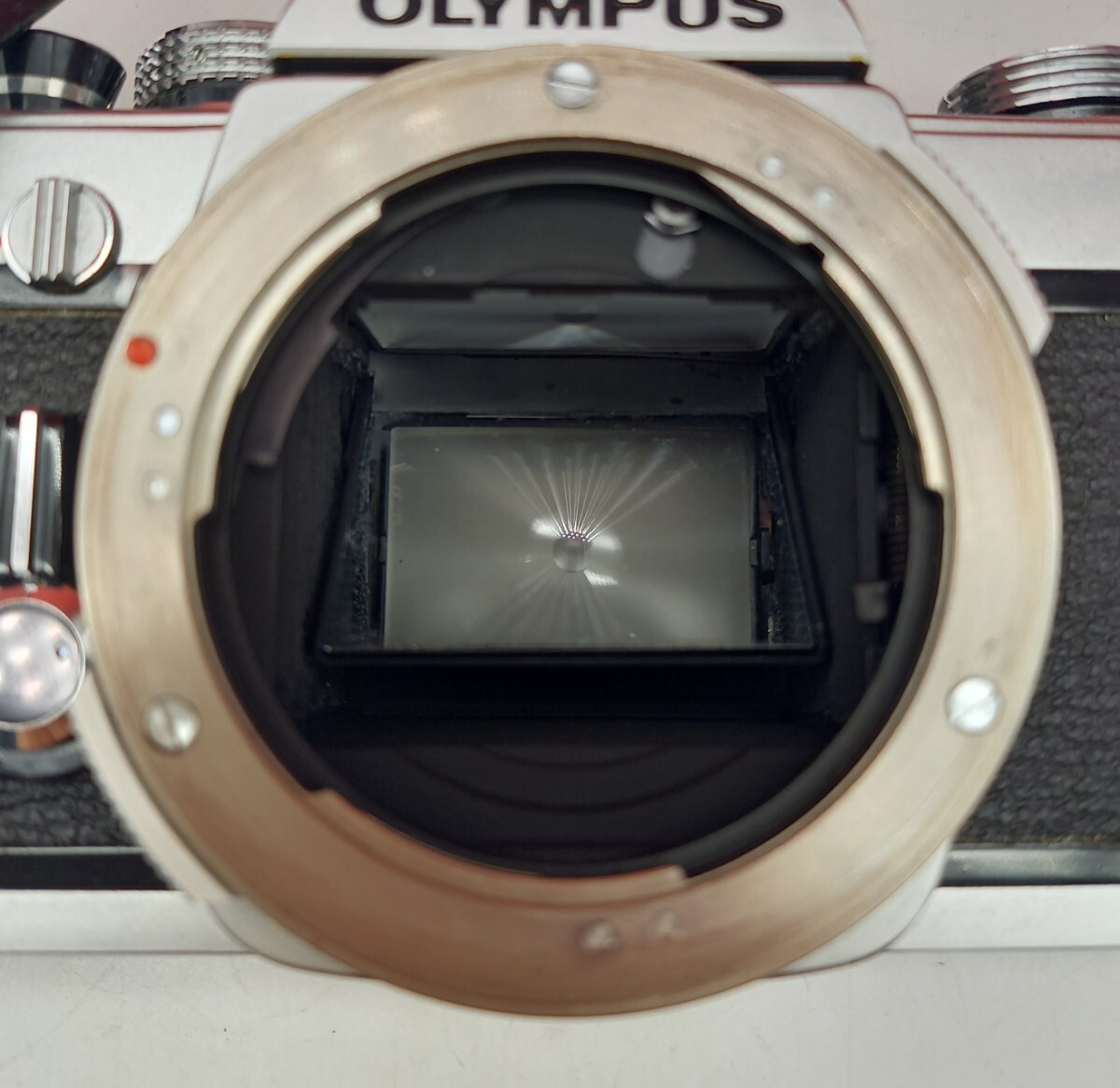 ■ OLYMPUS M-1 ボディ M-SYSTEM G.ZUIKO AUTO-S F1.4 50mm レンズ 動作確認済 シャッター、露出計OK フィルム一眼レフカメラ オリンパスの画像7