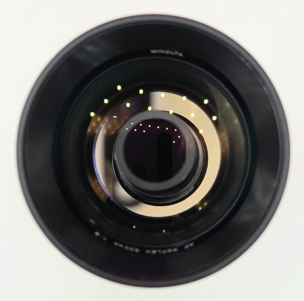 # MINOLTA AF REFLEX 500mm F8 seeing at distance mirror lens AF operation verification settled Minolta 