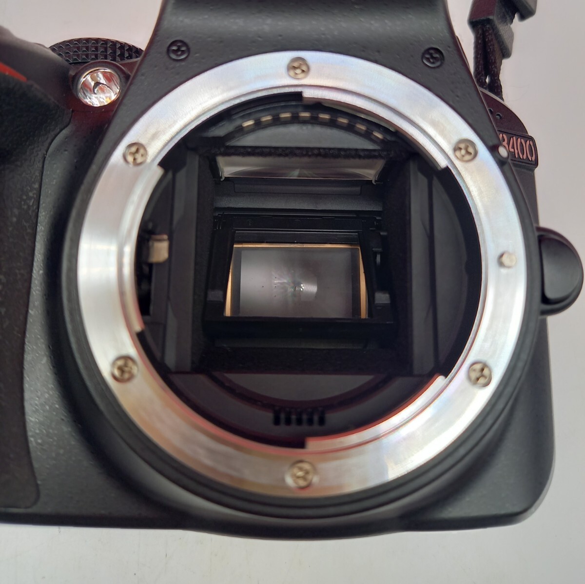 ■防湿庫保管品 Nikon D3400 デジタル一眼レフカメラ ボディのみ 動作確認済 バッテリー 充電器 付属品 ニコン_画像7