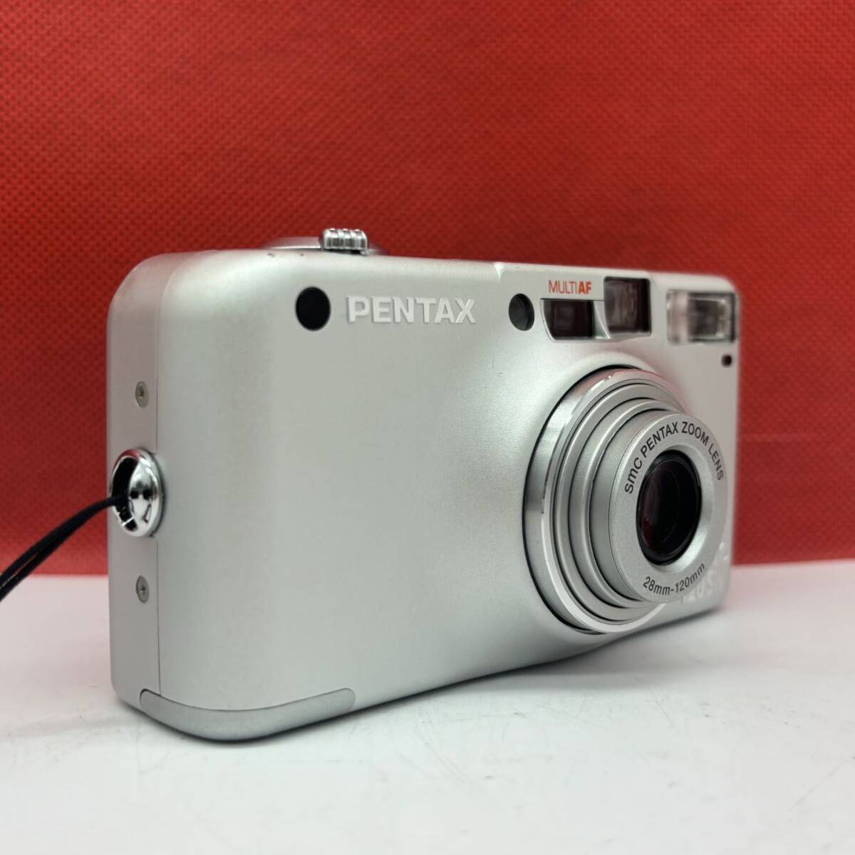 ◆ PENTAX ESPIO 120SW コンパクトフィルムカメラ 28mm-120mm シャッター、フラッシュOK ペンタックスの画像4
