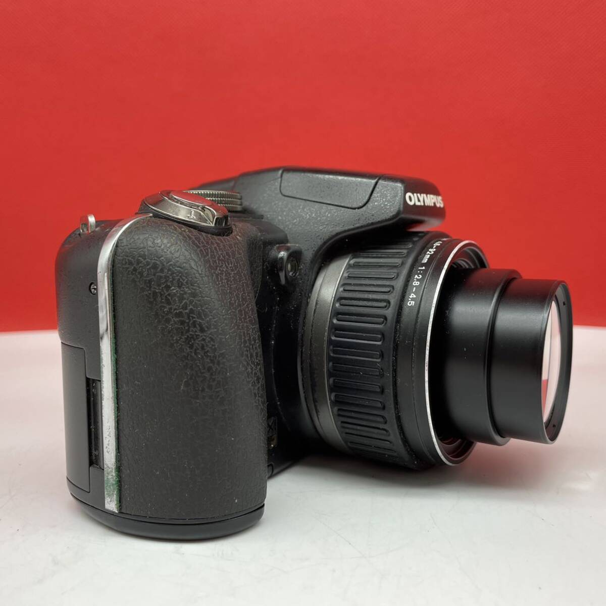 □ OLYMPUS SP-565UZ コンパクトデジタルカメラ ED LENS AF ZOOM 4.6-92mm F2.8-4.5 シャッター、フラッシュOK オリンパス_画像2