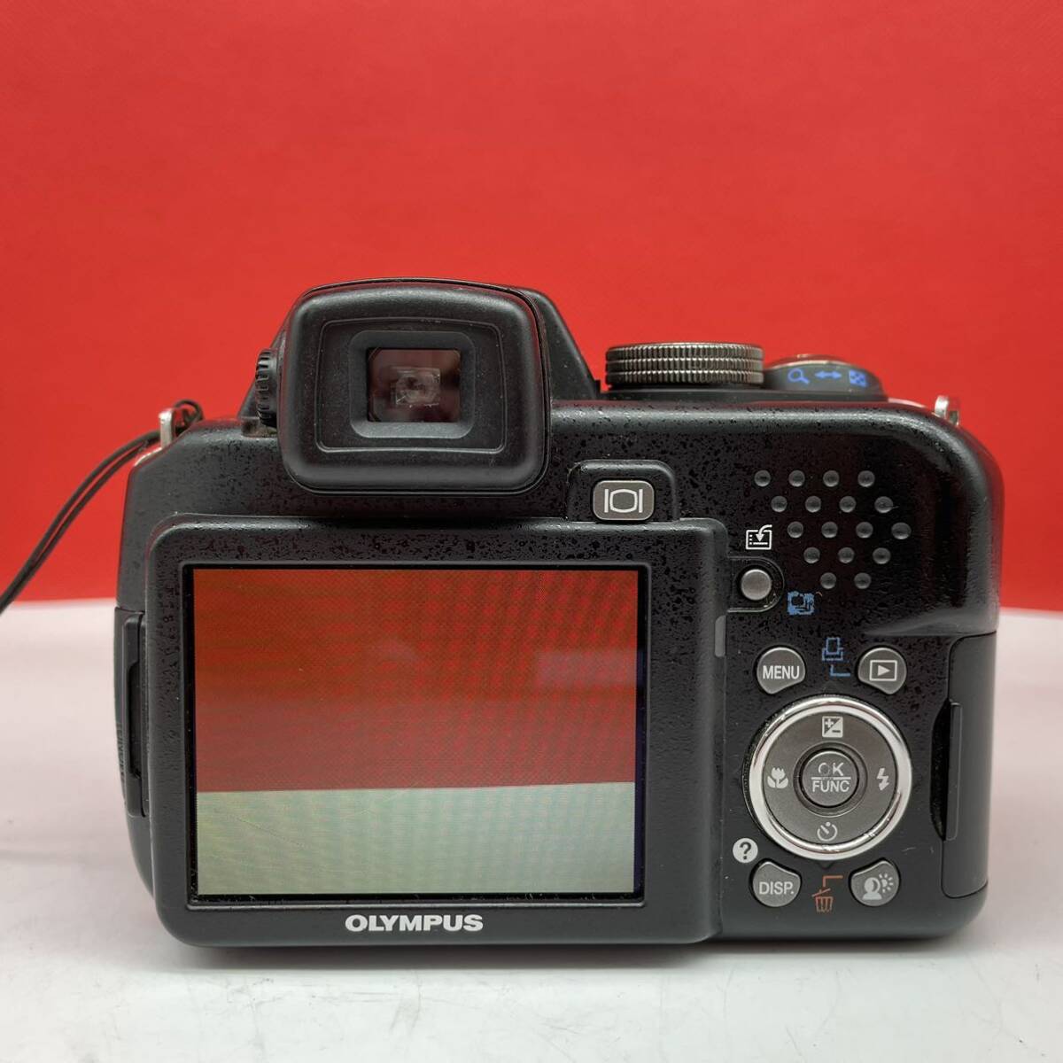 □ OLYMPUS SP-565UZ コンパクトデジタルカメラ ED LENS AF ZOOM 4.6-92mm F2.8-4.5 シャッター、フラッシュOK オリンパス_画像3