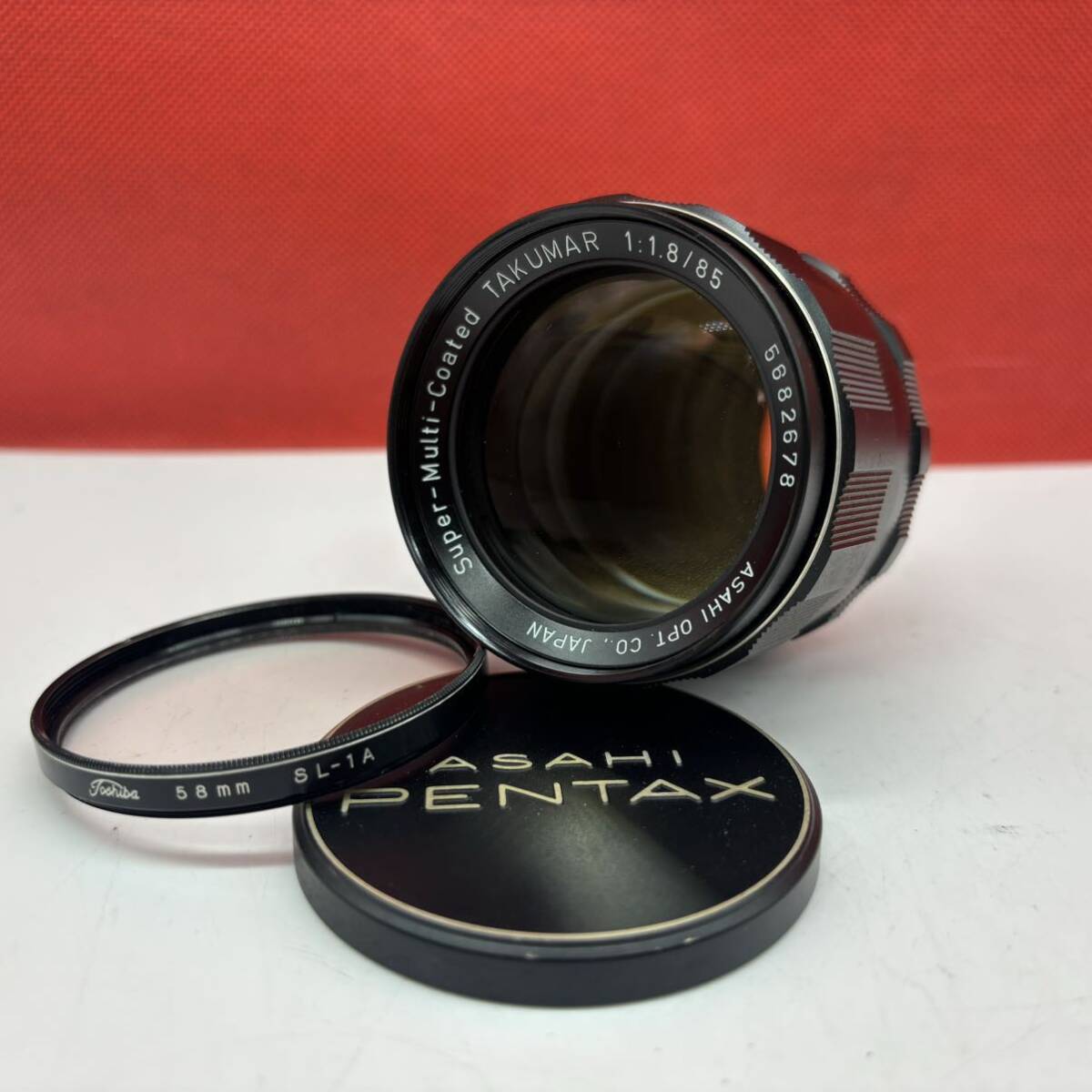 ◆ PENTAX Super-Multi-Coated TAKUMAR F1.8/85 カメラレンズ マニュアルフォーカス 単焦点 ペンタックス の画像1