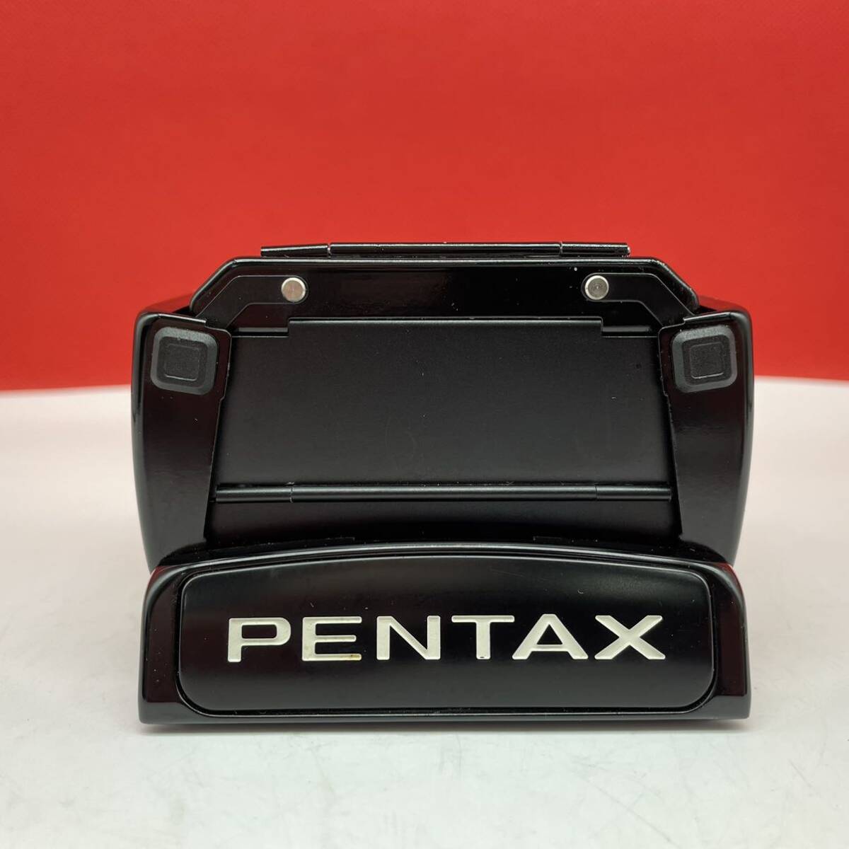 □ PENTAX ウエストレベルファインダー 折りたたみピントフード 67 6×7 中判 カメラ アクセサリー ペンタックスの画像2