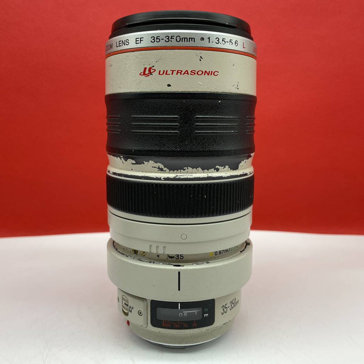 □ Canon ZOOM LENS EF 35-350mm F3.5-5.6 L ultrasonic カメラレンズ 白 AF動作確認済 キャノンの画像2