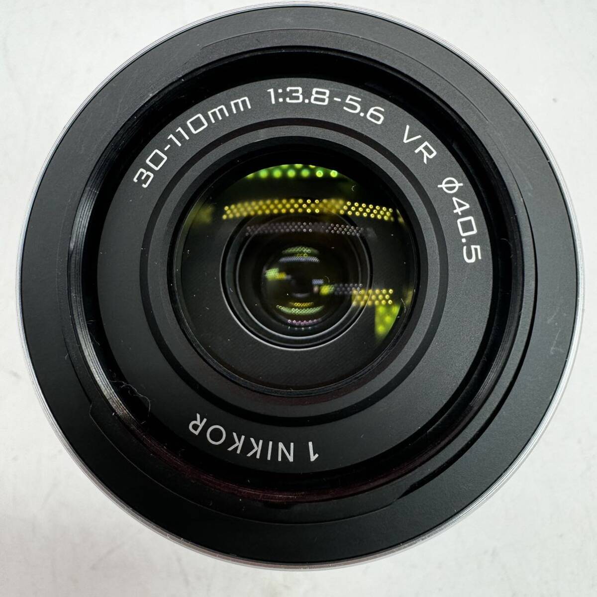 ▲ Nikon 1 NIKKOR 30-110mm 1:3.8-5.6 VR カメラレンズ シルバー AF動作未確認 現状品 ニコンの画像5