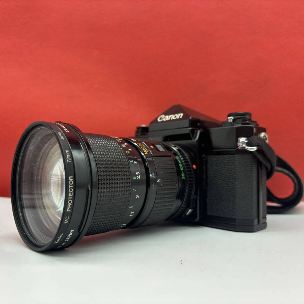 ◆ Canon F-1 フィルムカメラ 一眼レフカメラ ボディ FD 35-105mm F3.5 レンズ シャッター、露出計OK キャノンの画像2