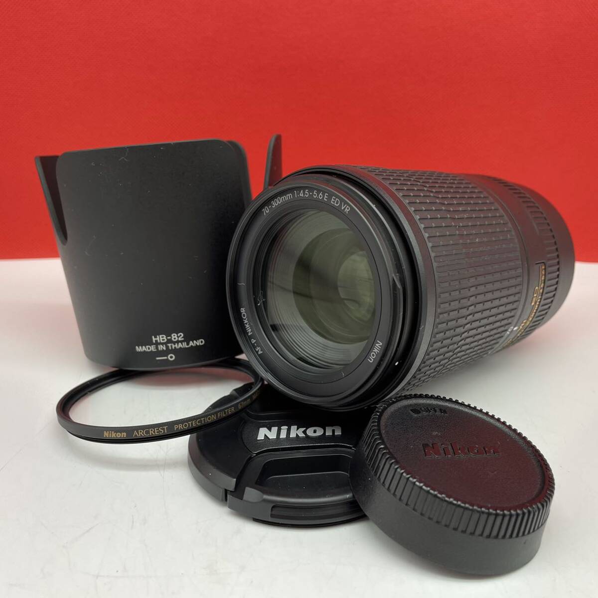 □ Nikon VR ED AF-P NIKKOR 70-300mm F4.5-5.6E カメラレンズ ジャンク ニコンの画像1