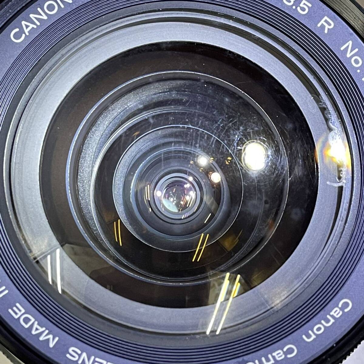 □ Canon LENS FL 19mm F3.5 R カメラレンズ 単焦点 マニュアルフォーカス キャノンの画像7