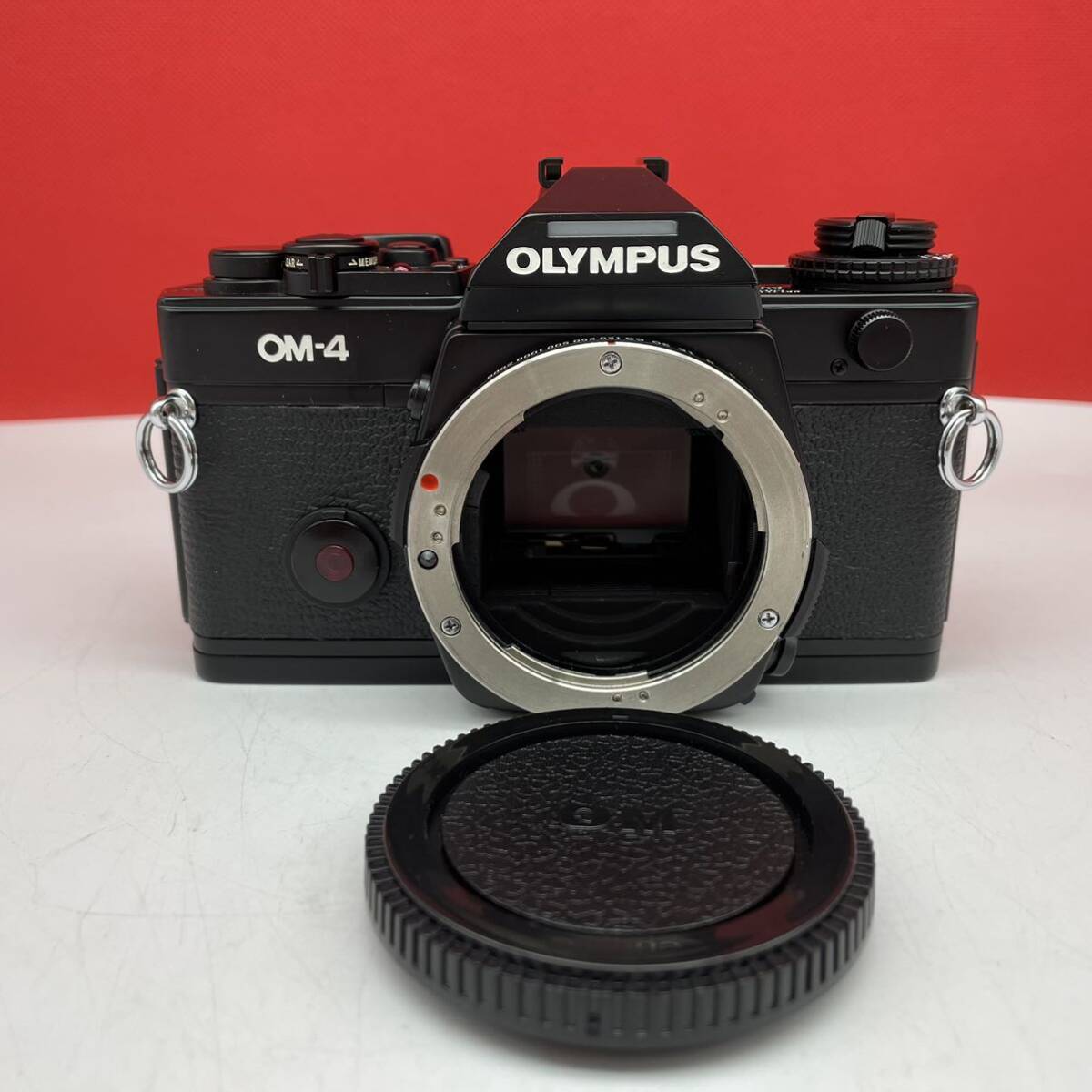 □ OLYMPUS OM-4 ボディ フィルムカメラ 一眼レフカメラ 動作確認済 シャッター、露出計OK オリンパス_画像1