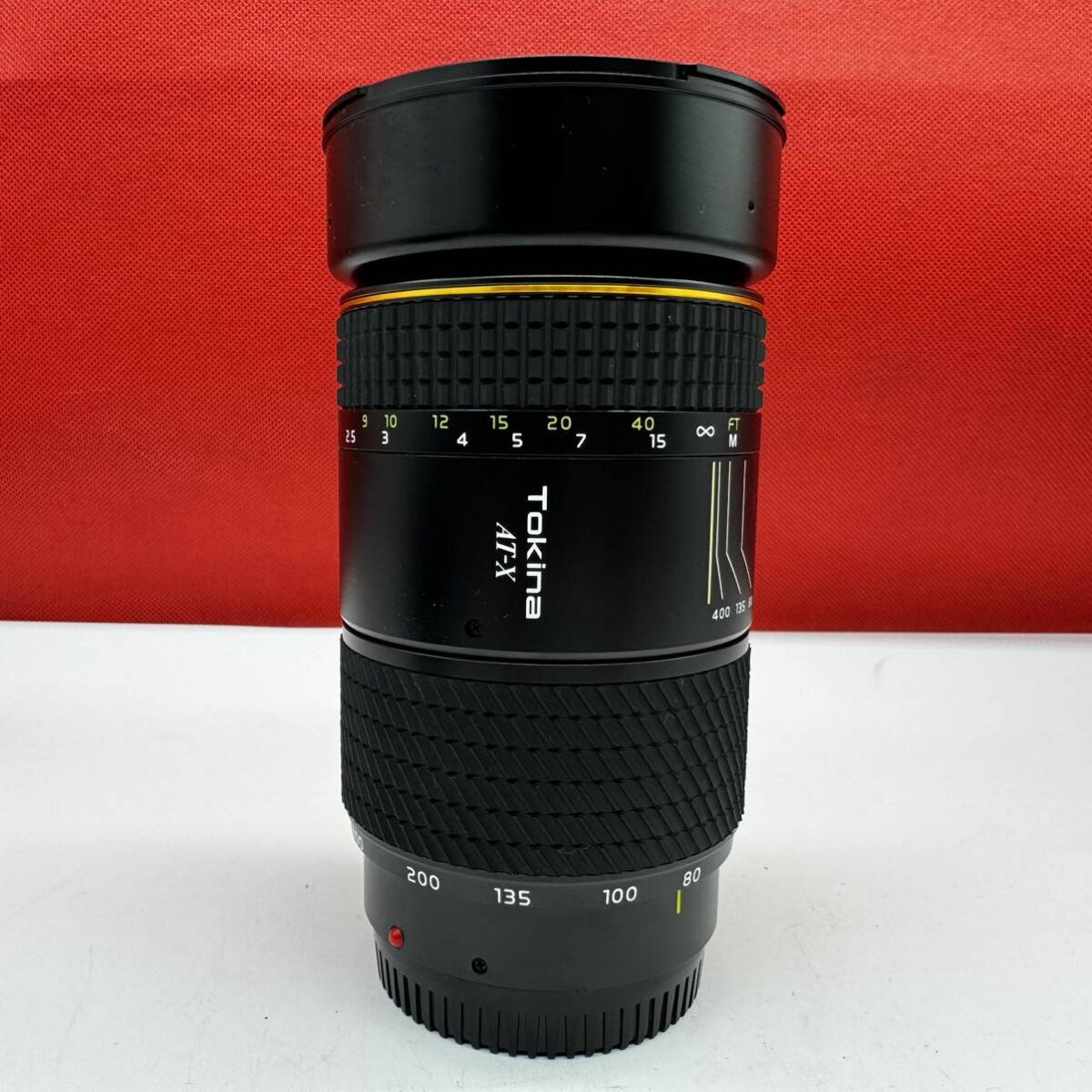 ^ Tokina AT-X AF 80-400mm 1:4.5-5.6 Φ72 camera lens Canon for operation verification settled present condition goods Tokina 