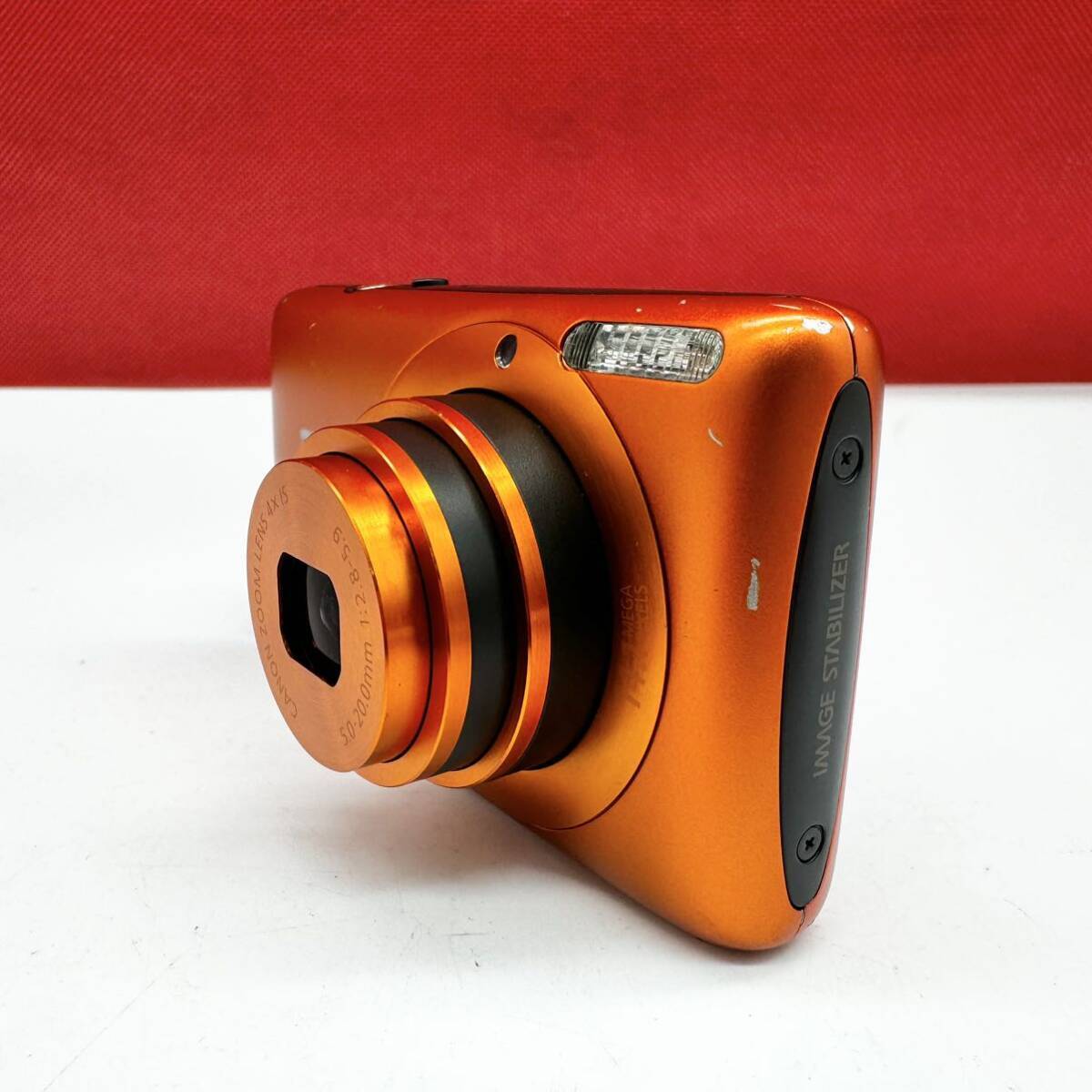 ▲ Canon IXY 400F コンパクトデジタルカメラ オレンジ 動作確認済 現状品 キャノン_画像4