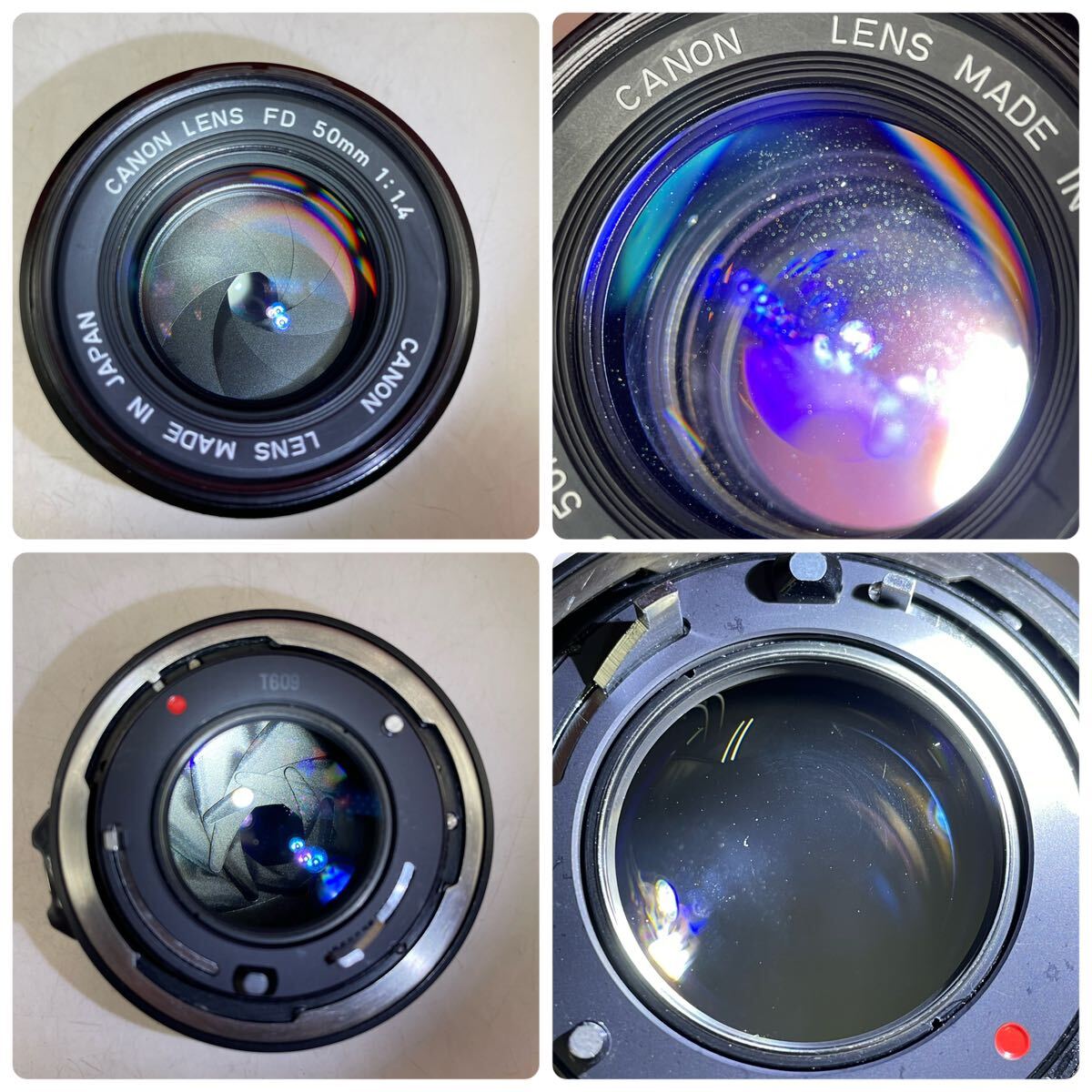 □ Canon A-1 一眼レフカメラ フィルムカメラ ボディ New FD 50mm F1.4 レンズ BATTERY PACK MA シャッター、露出計OK キャノン_画像10
