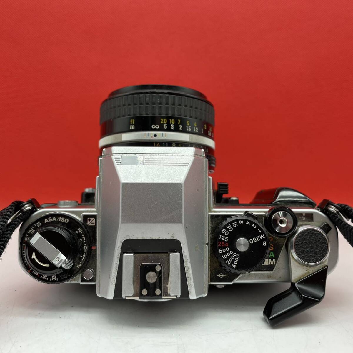 □ Nikon FA フィルムカメラ 一眼レフカメラ ボディ NIKKOR 50mm F1.4 Ai-s レンズ シャッター、露出計OK ニコン_画像6