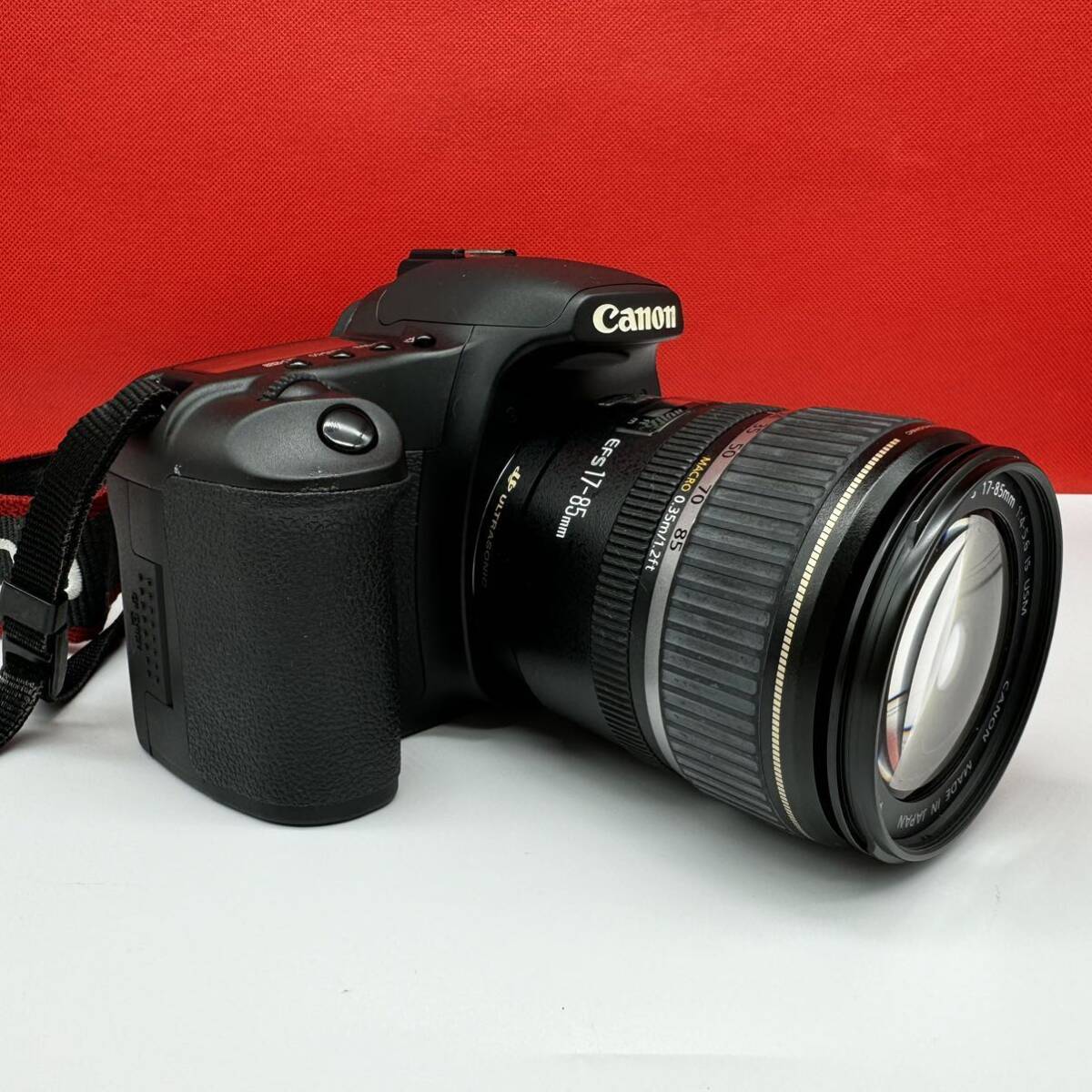 ▲ Canon EOS 30D DS126131 ボディ ZOOM LENS EF-S 17-85㎜ 1:4-5.6 USM デジタル一眼レフ 動作確認済 現状品 キャノン_画像2