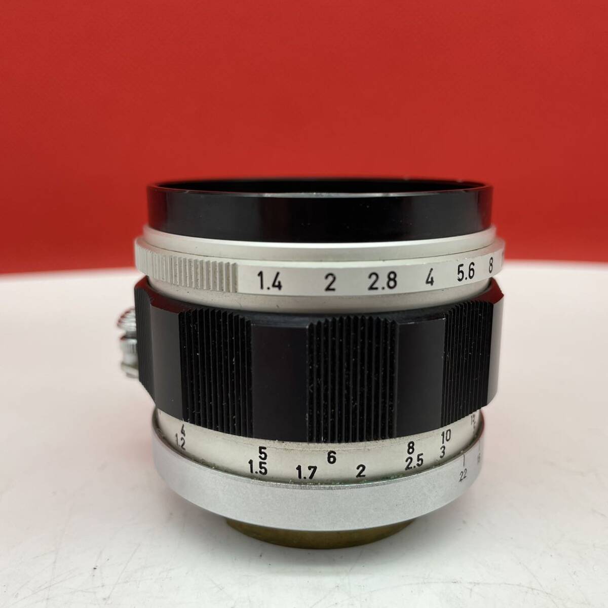 □ Canon Lens 50mm F1.4 カメラレンズ レンジファインダー 単焦点 マニュアルフォーカス キャノン_画像5