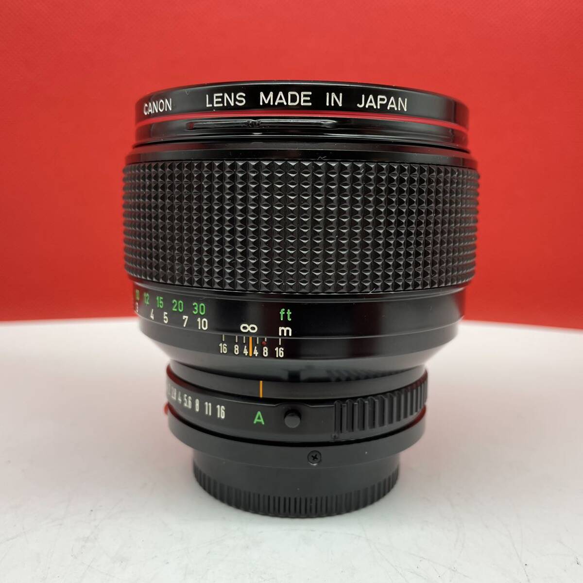 □ 使用数回 Canon LENS New FD 85mm F1.2 L カメラレンズ 単焦点 マニュアルフォーカス BT-72 キャノン_画像3