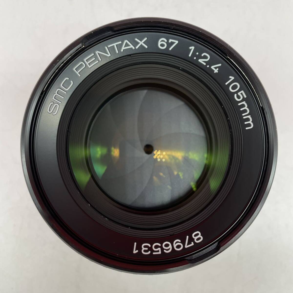 □ 防湿庫保管品 使用数回 PENTAX smc PENTAX 67 F2.4 105mm 中判 カメラ レンズ ペンタックス_画像6