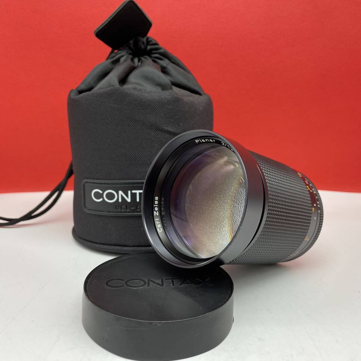 □ CONTAX Carl Zeiss Planar 2/135 T* カールツァイス カメラレンズ 単焦点 コンタックス _画像1