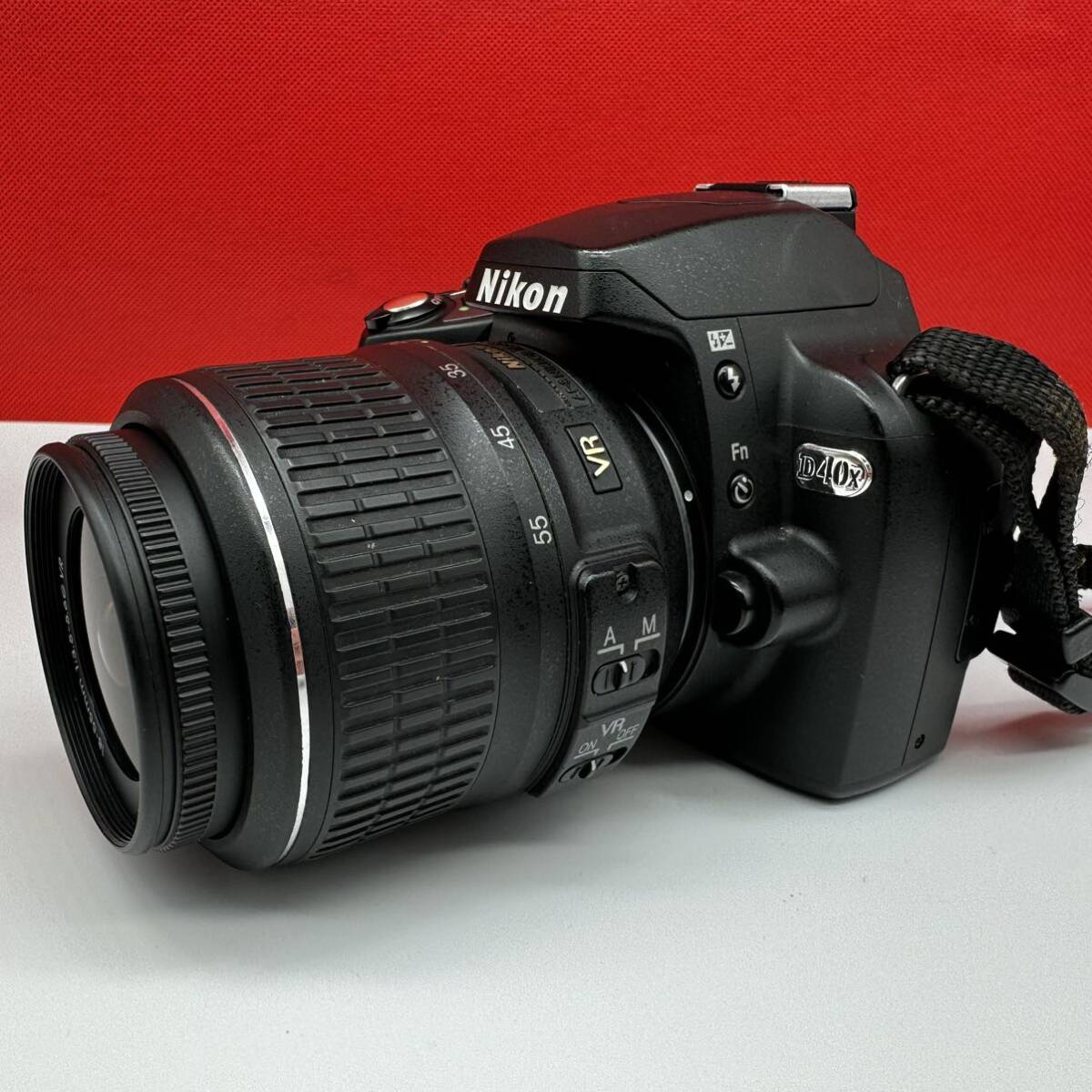 ▲ Nikon D40X ボディ デジタル一眼レフ AF-S DX NIKKOR 18-55㎜ 1:3.5-5.6G VR 動作確認済 シャッター、フラッシュOK ニコン_画像4