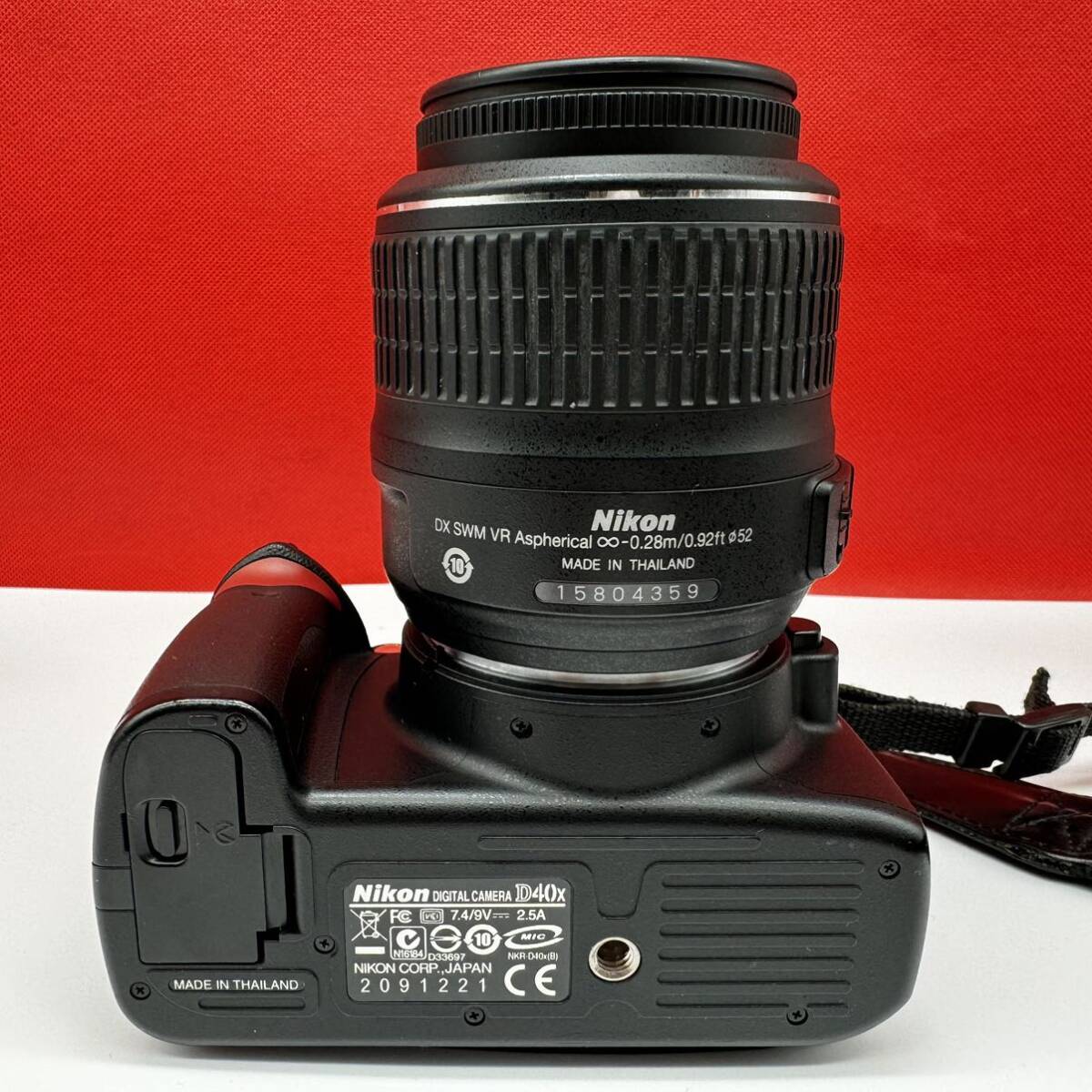 ▲ Nikon D40X ボディ デジタル一眼レフ AF-S DX NIKKOR 18-55㎜ 1:3.5-5.6G VR 動作確認済 シャッター、フラッシュOK ニコン_画像7
