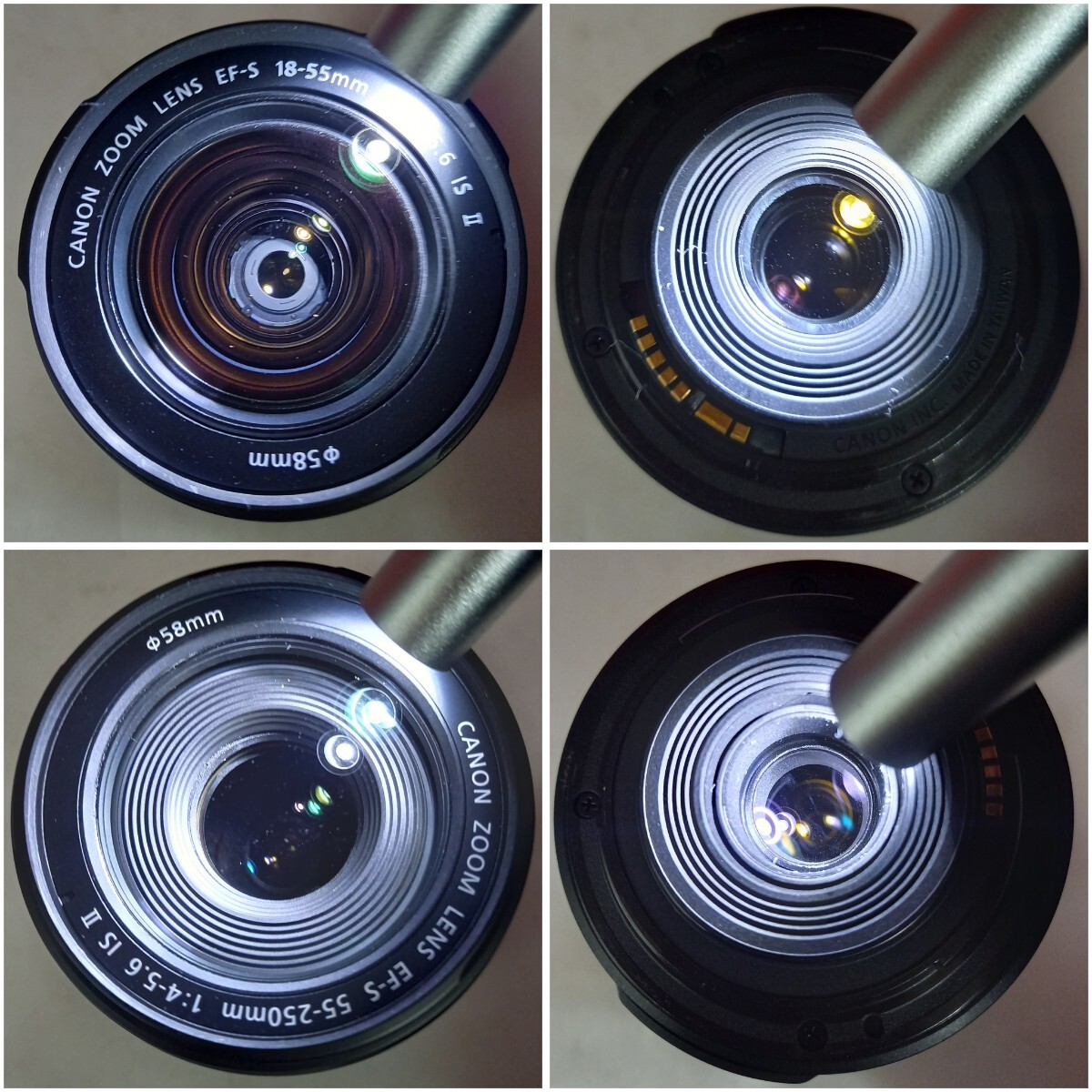 ■ Canon EOS Kiss X5 ボディ 55-250mm 18-55mm ダブルズーム キット デジタル一眼レフカメラ 動作確認済 バッテリー 充電器 キャノン_画像9