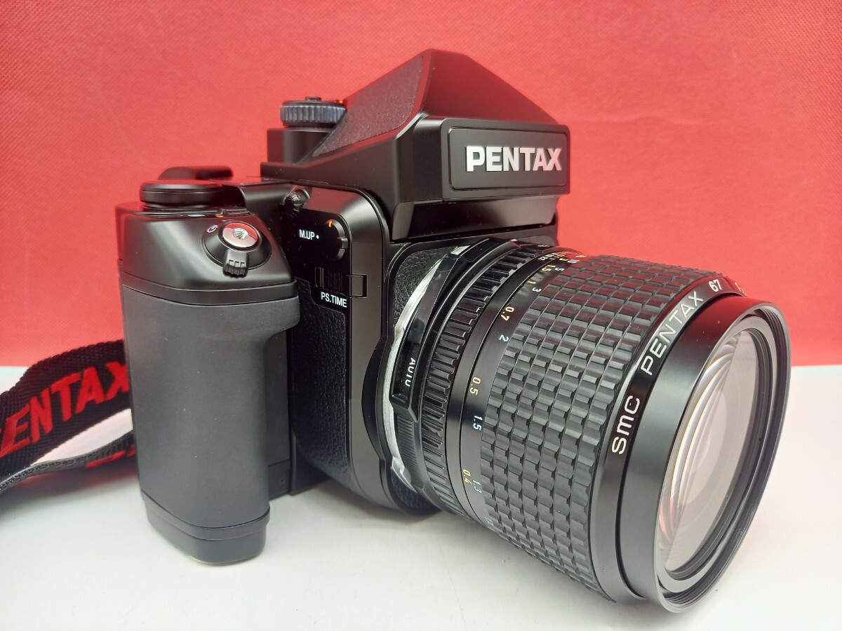 ■防湿庫保管品 PENTAX 67II ボディ 中判フィルムカメラ smc PENTAX 67 4/55 レンズ 動作確認済 ペンタックスの画像4