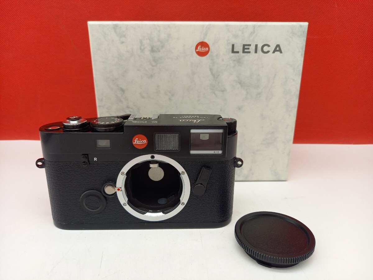 ■防湿庫保管品 使用浅 Leica M6 ボディ ブラック フィルムカメラ 動作確認済 シャッター、露出計OK レンジファインダー ライカ_画像1