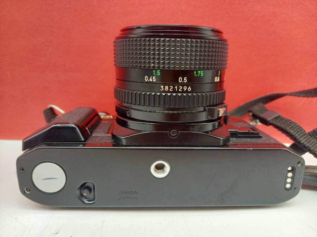 ■ Canon AE-1 PROGRAM ボディ FD 50mm F1.4 レンズ フィルム一眼レフカメラ 動作確認済 シャッター、露出計OK キャノン_画像6