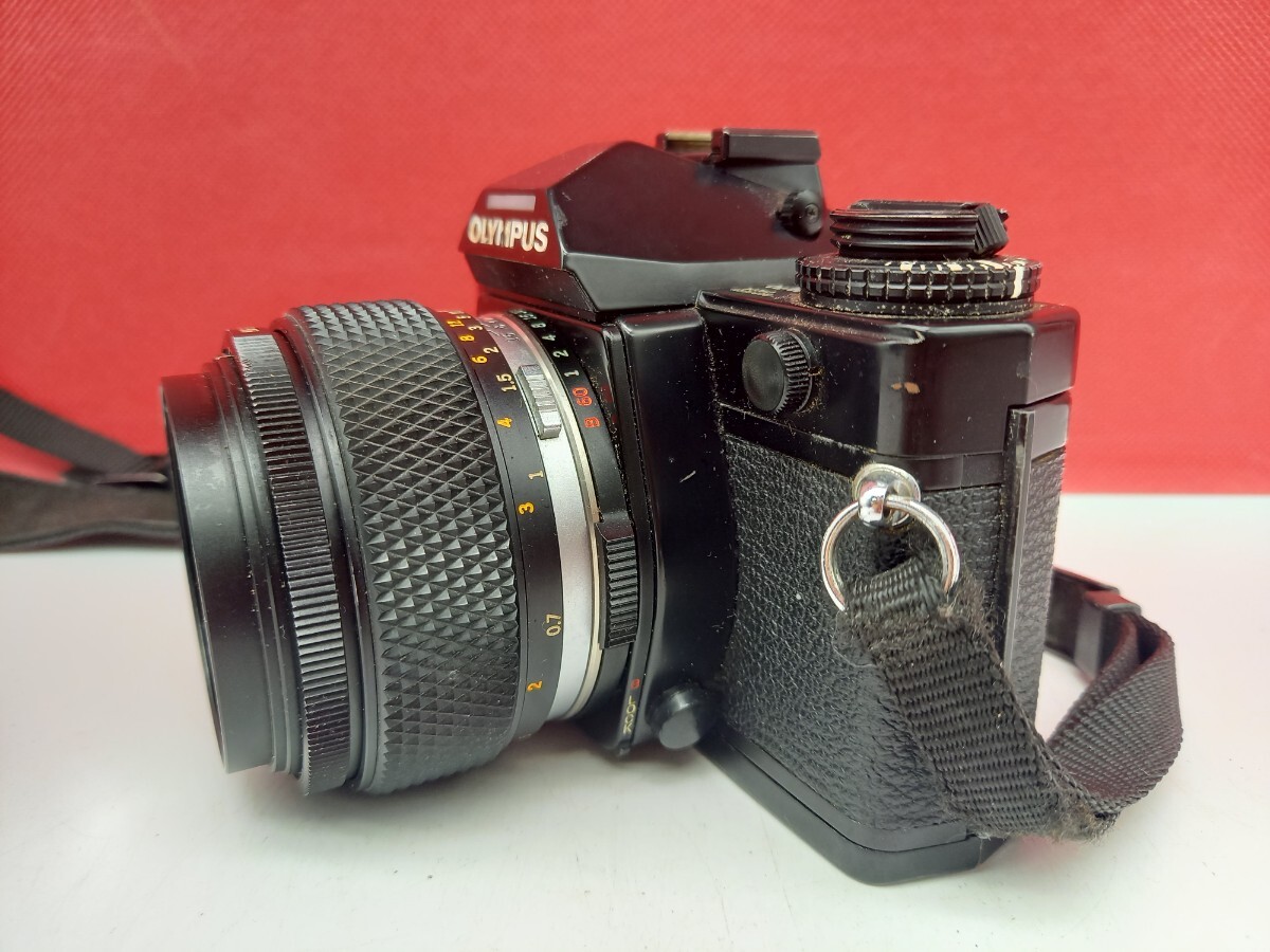 ■ OLYMPUS OM-4 ボディ OM-SYSTEM ZUIKO AUTO-S 50mm F1.2 レンズ 動作確認済 シャッター、露出計OK フィルム一眼レフカメラ オリンパス_画像2