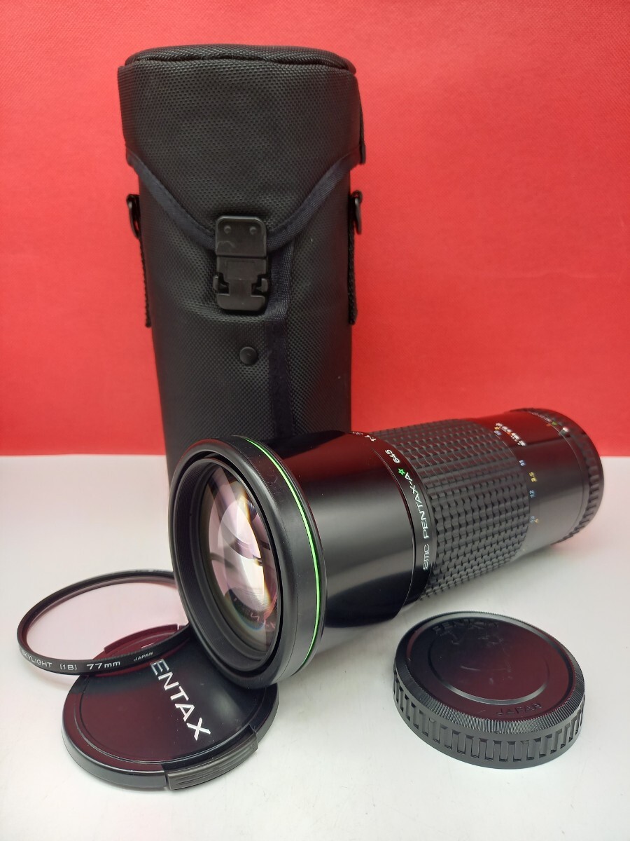 ■防湿庫保管品 PENTAX SMC PENTAX-A ☆ 645 300mm F4 ED IF 中判カメラ レンズ 動作確認済 ペンタックスの画像1