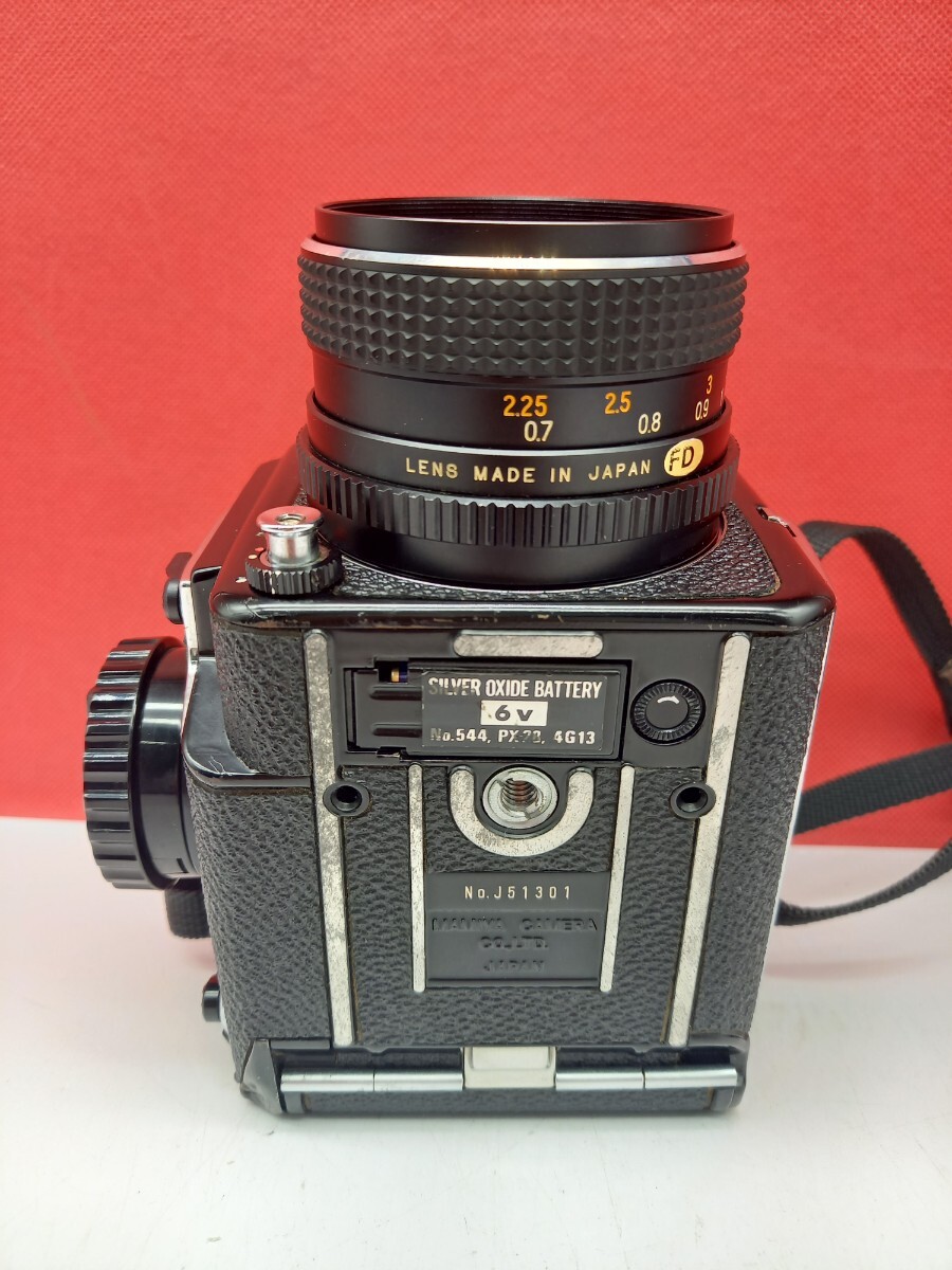 ■ Mamiya M645ボディ SEKOR C F2.8 80mmレンズ 中判フィルムカメラ 現状品 付属品 マミヤの画像6